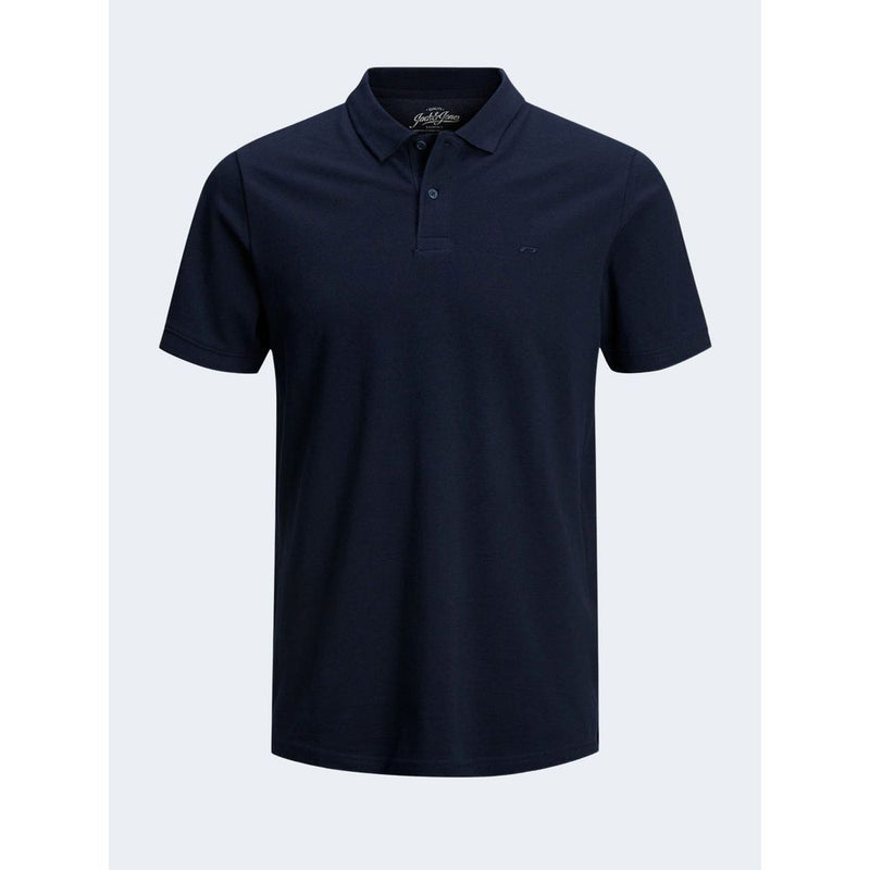 Blue Cotton Polo Shirt Jack Jones