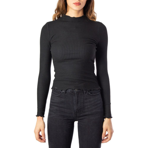 Black Polyester Sweater Only