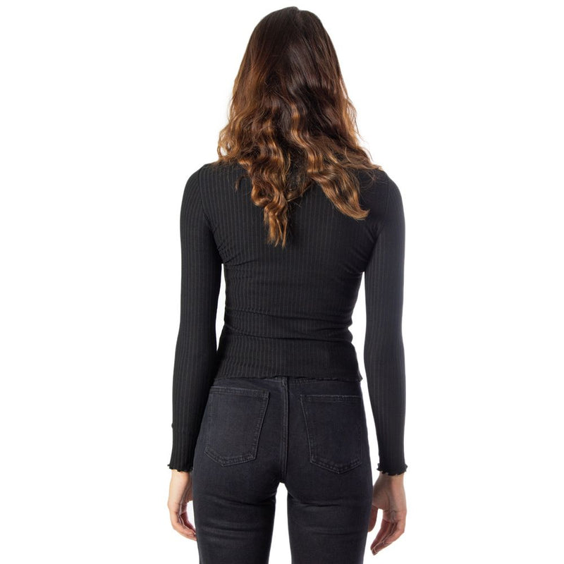 Black Polyester Sweater Only