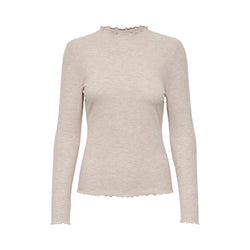 Beige Polyester Sweater Only