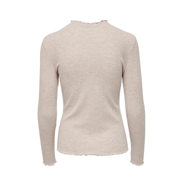 Beige Polyester Sweater Only