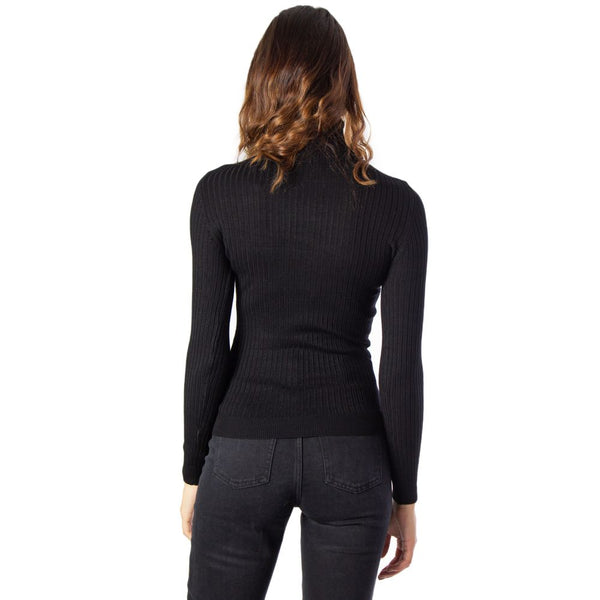 Black Viscose Sweater Only