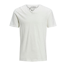 Cream Flamed Cotton T-Shirt Jack Jones