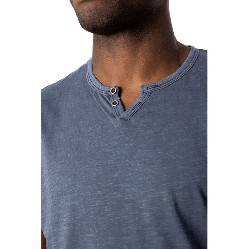 Light Blue Flamed Cotton T-Shirt Jack Jones