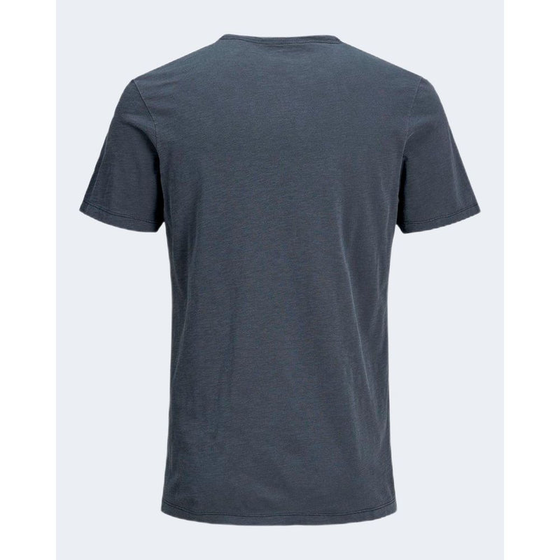 Light Blue Flamed Cotton T-Shirt Jack Jones