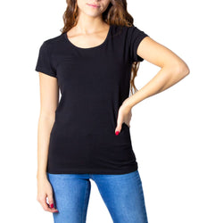 Black Cotton Tops & T-Shirt Only