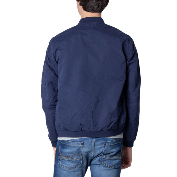 Blue Polyester Jacket Jack Jones