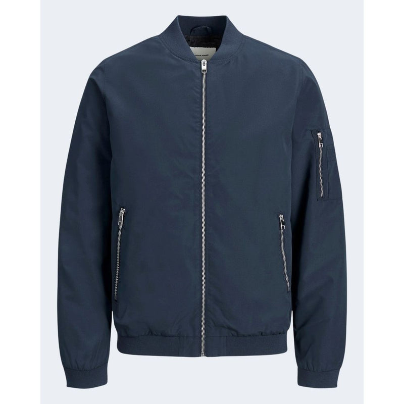 Blue Polyester Jacket Jack Jones