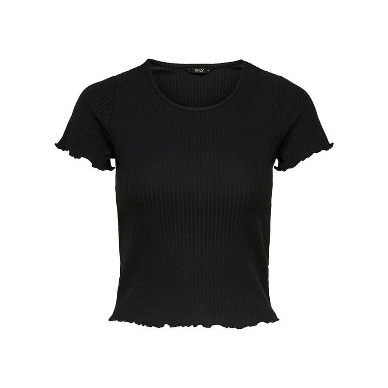 Black Polyester Tops & T-Shirt Only