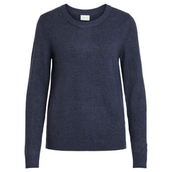 Blue Viscose Sweater Vila Clothes