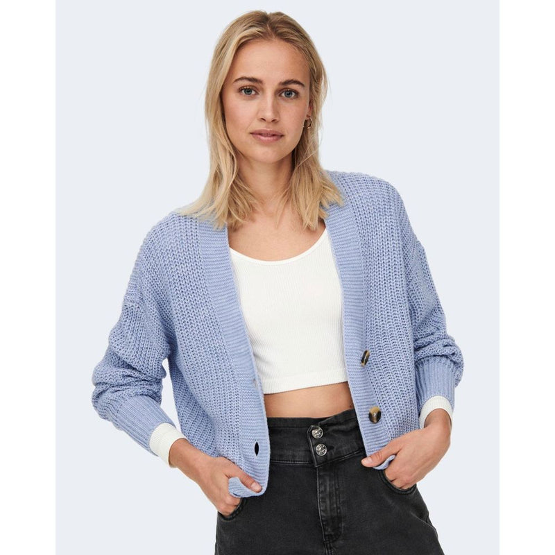 Blue Acrylic Cardigan Only