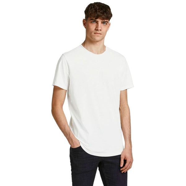 Cream Organic Cotton T-Shirt Jack Jones