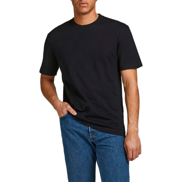 Black Cotton T-Shirt Jack Jones