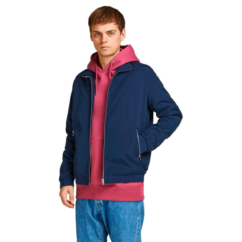 Blue Polyester Jacket Jack Jones