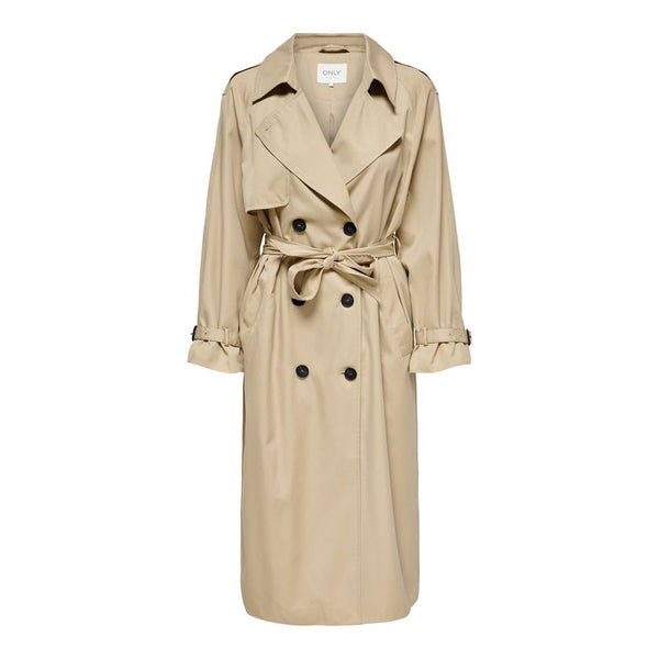 Beige Polyester Jackets & Coat Only