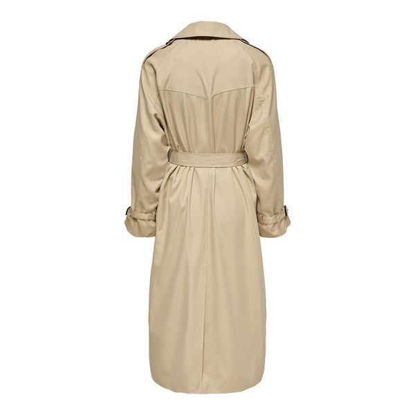 Beige Polyester Jackets & Coat Only