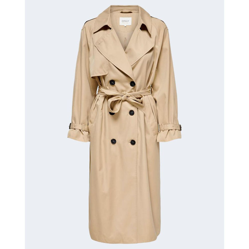 Beige Polyester Jackets & Coat Only