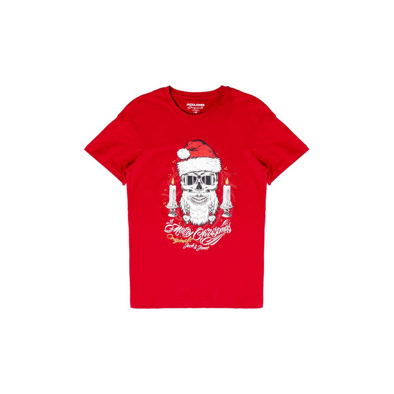 Red Cotton T-Shirt Jack Jones