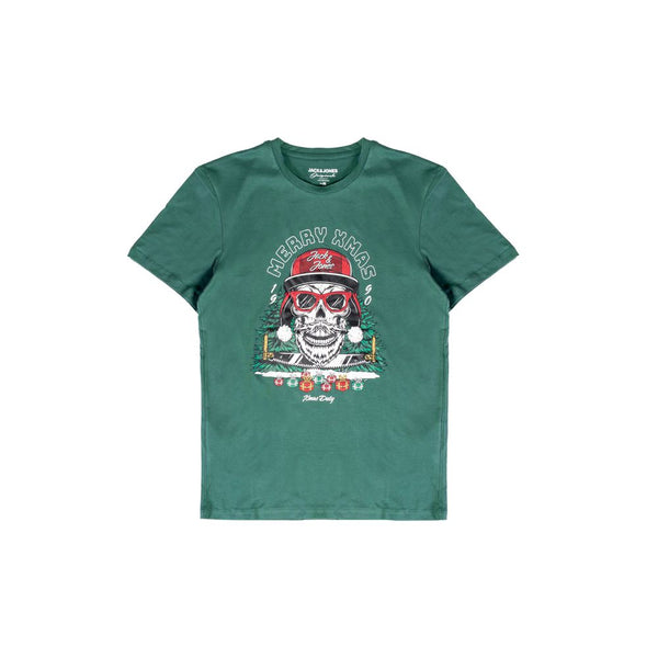 Green Cotton T-Shirt Jack Jones