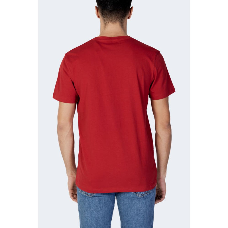 Red Cotton T-Shirt Jack Jones