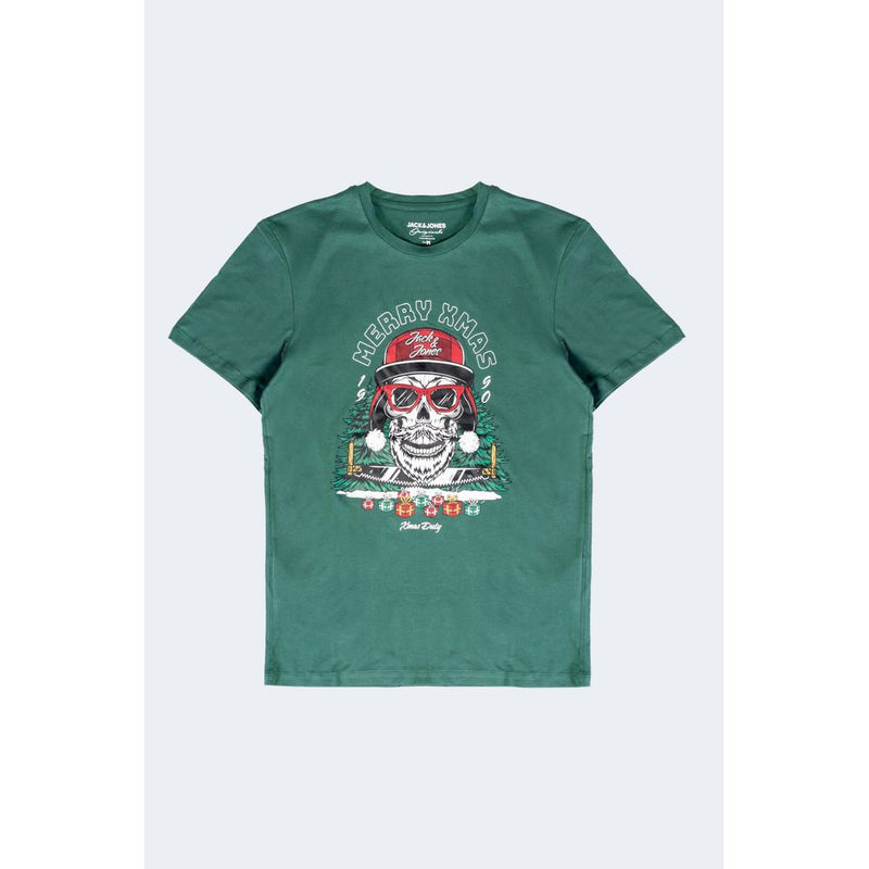 Green Cotton T-Shirt Jack Jones