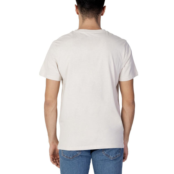 Beige Cotton T-Shirt Jack Jones