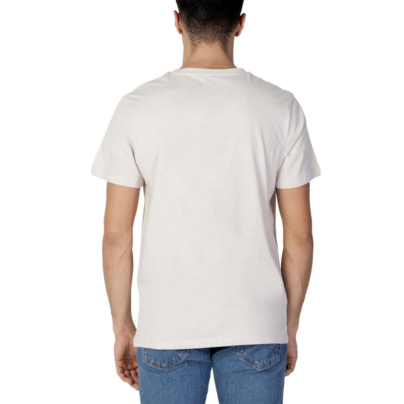 Beige Cotton T-Shirt Jack Jones