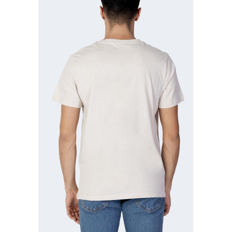 Beige Cotton T-Shirt Jack Jones