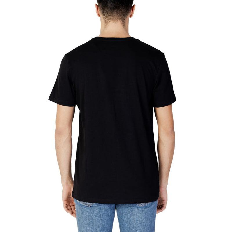 Black Cotton T-Shirt Jack Jones