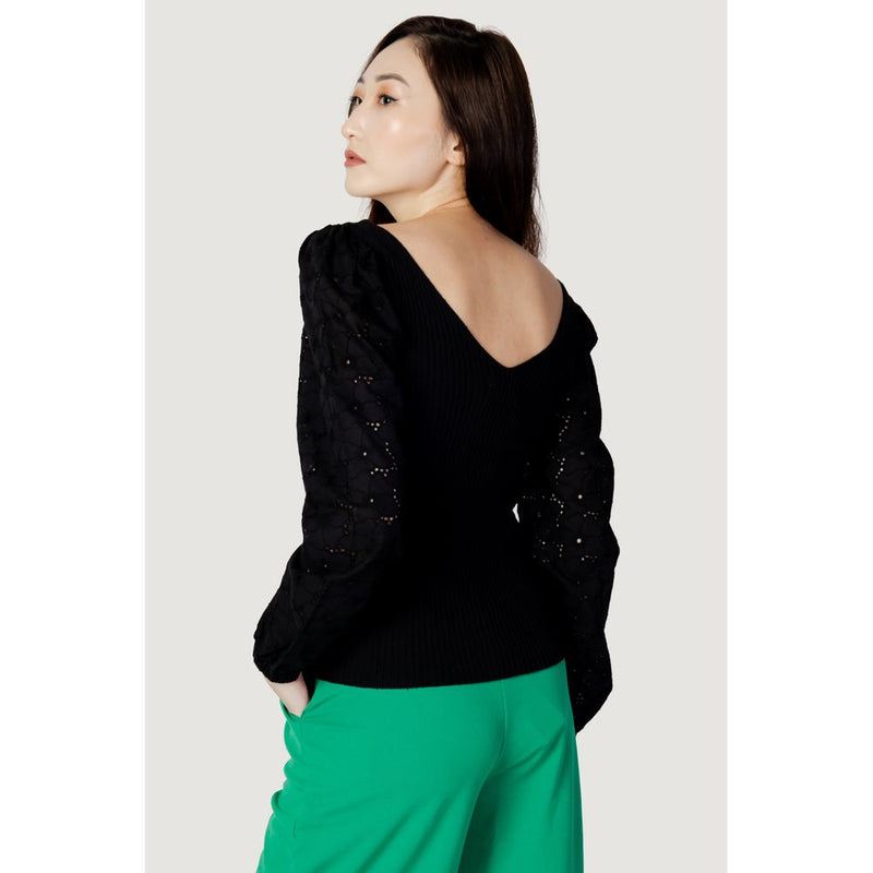 Black Cotton Tops & T-Shirt Only
