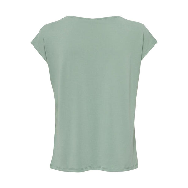 Green Tencel Tops & T-Shirt Only