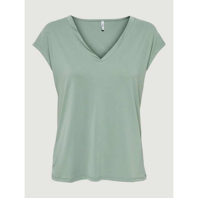 Green Tencel Tops & T-Shirt Only