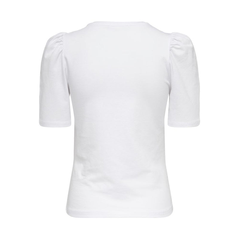 White Cotton Tops & T-Shirt Only