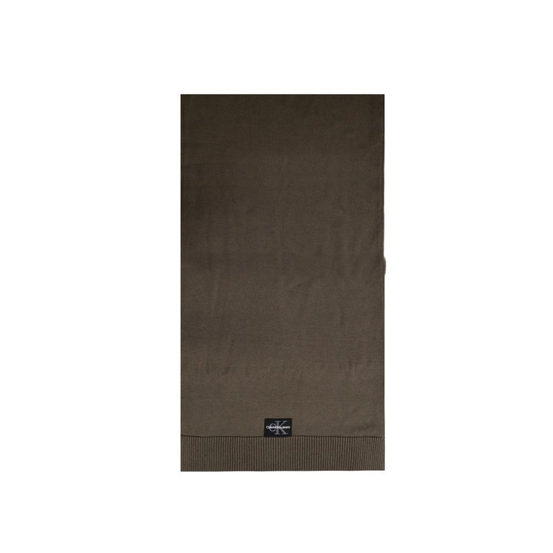 Brown Cotton Scarf Calvin Klein Jeans