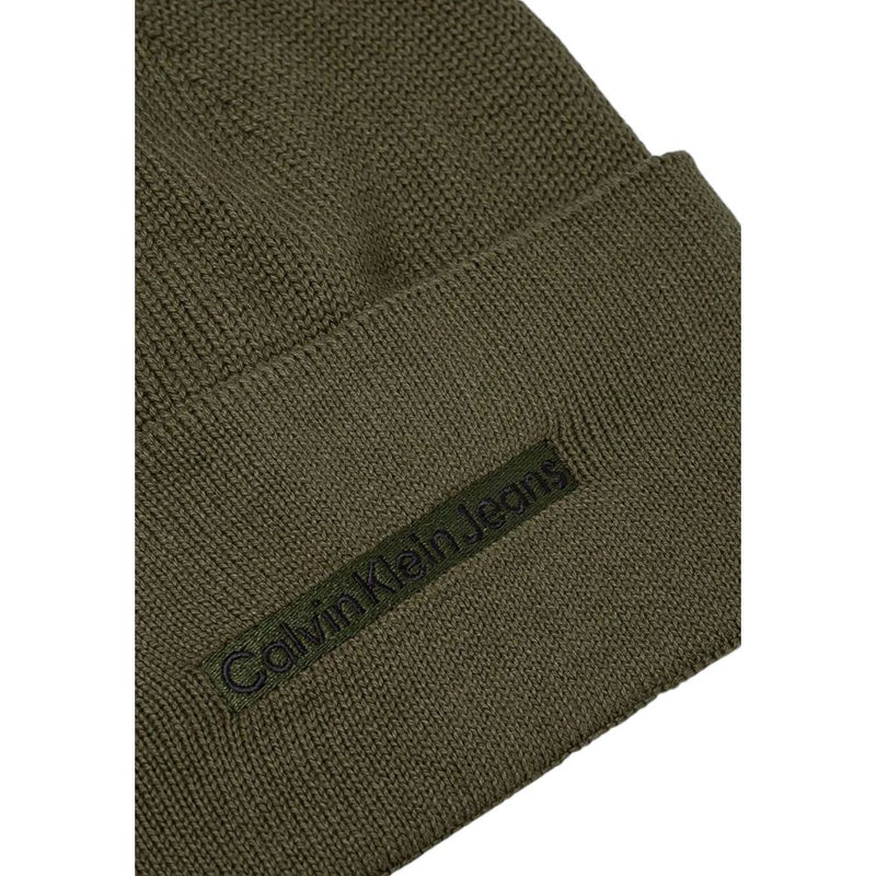 Green Cotton Hats & Cap Calvin Klein Jeans