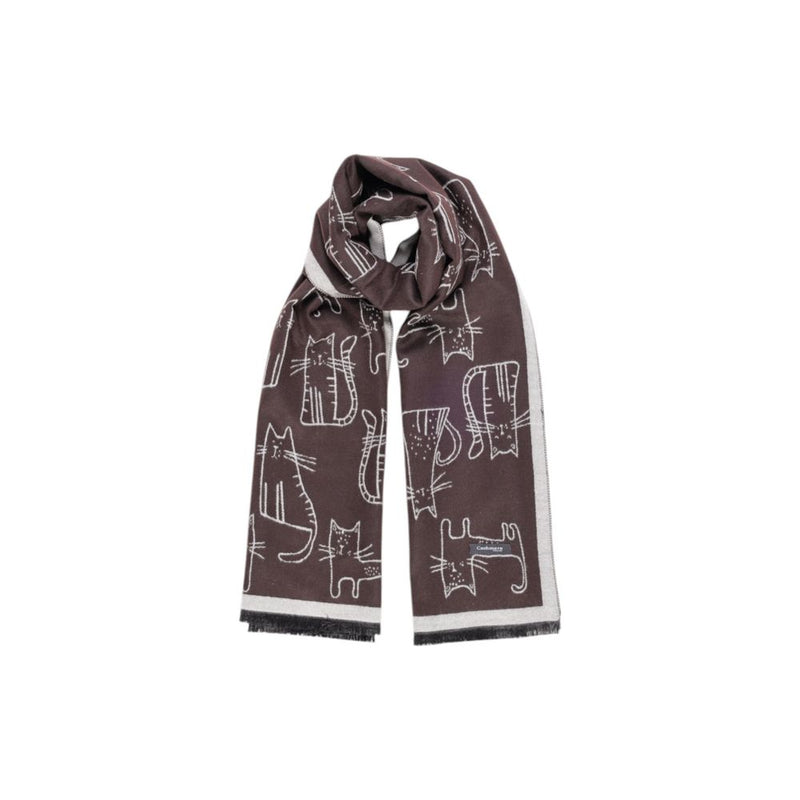 Brown Viscose Scarf Sandro Ferrone