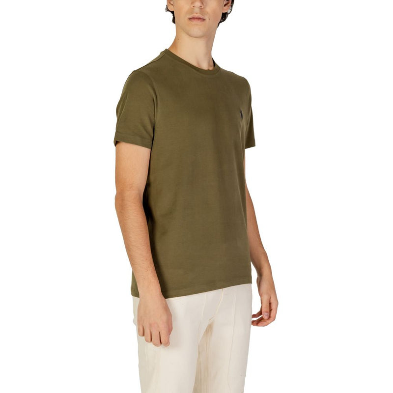 Green Cotton T-Shirt U.S. POLO ASSN.