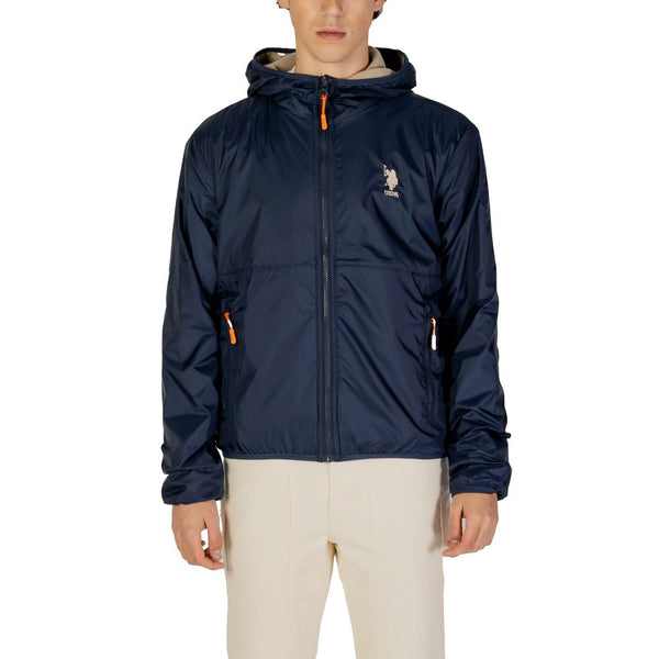 Blue Polyamide Jacket U.S. POLO ASSN.