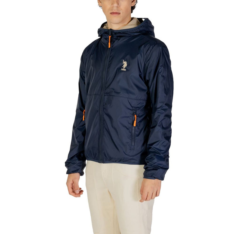 Blue Polyamide Jacket U.S. POLO ASSN.
