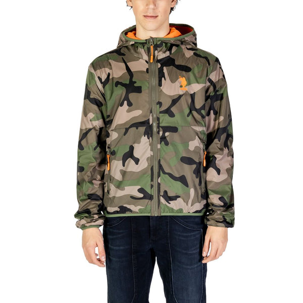 Green Polyamide Jackets & Coat U.S. POLO ASSN.