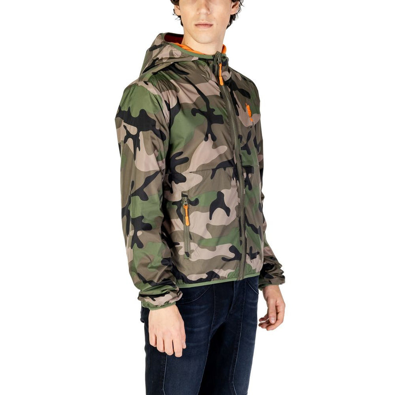 Green Polyamide Jackets & Coat U.S. POLO ASSN.
