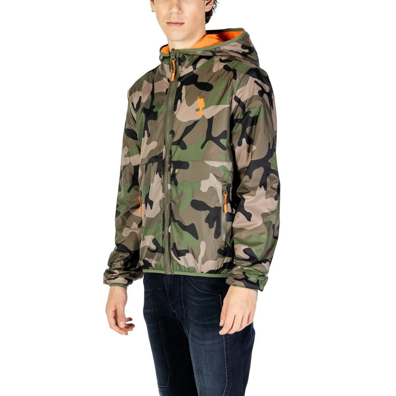 Green Polyamide Jackets & Coat U.S. POLO ASSN.