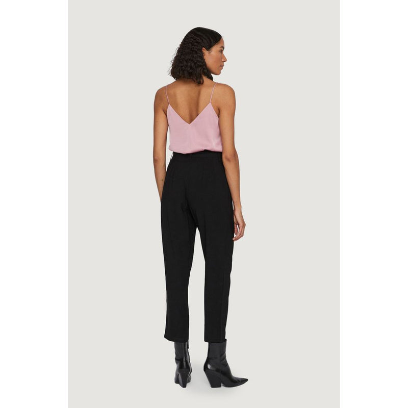 Black Viscose Jeans & Pant Vila Clothes