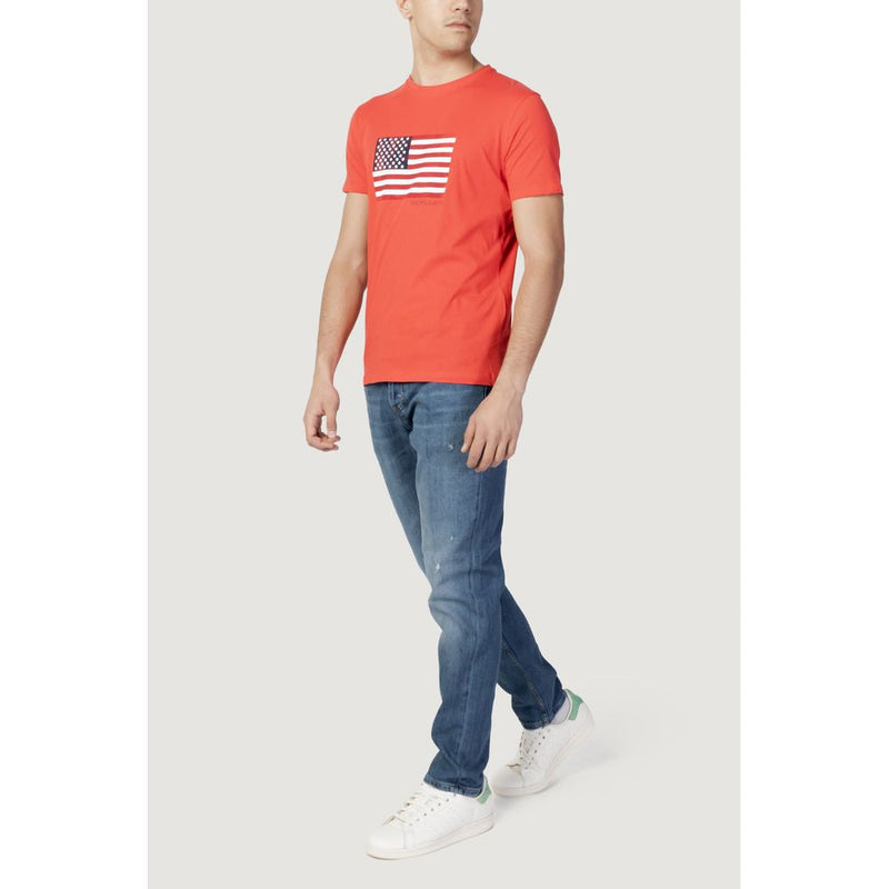 Red Cotton T-Shirt U.S. POLO ASSN.