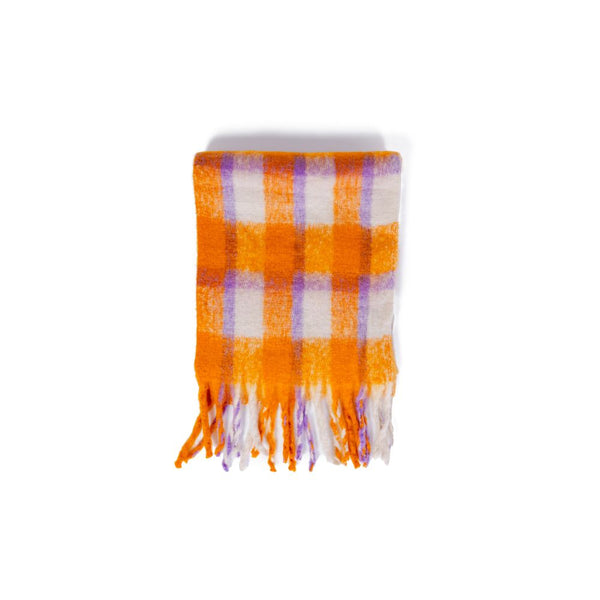 Orange Polyester Scarf Only