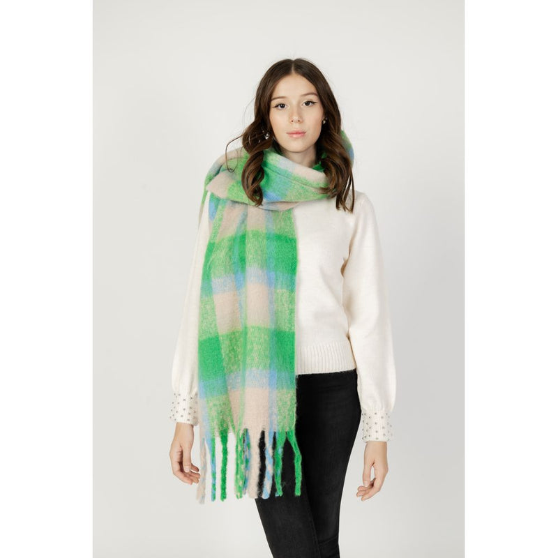 Green Polyester Scarf Only