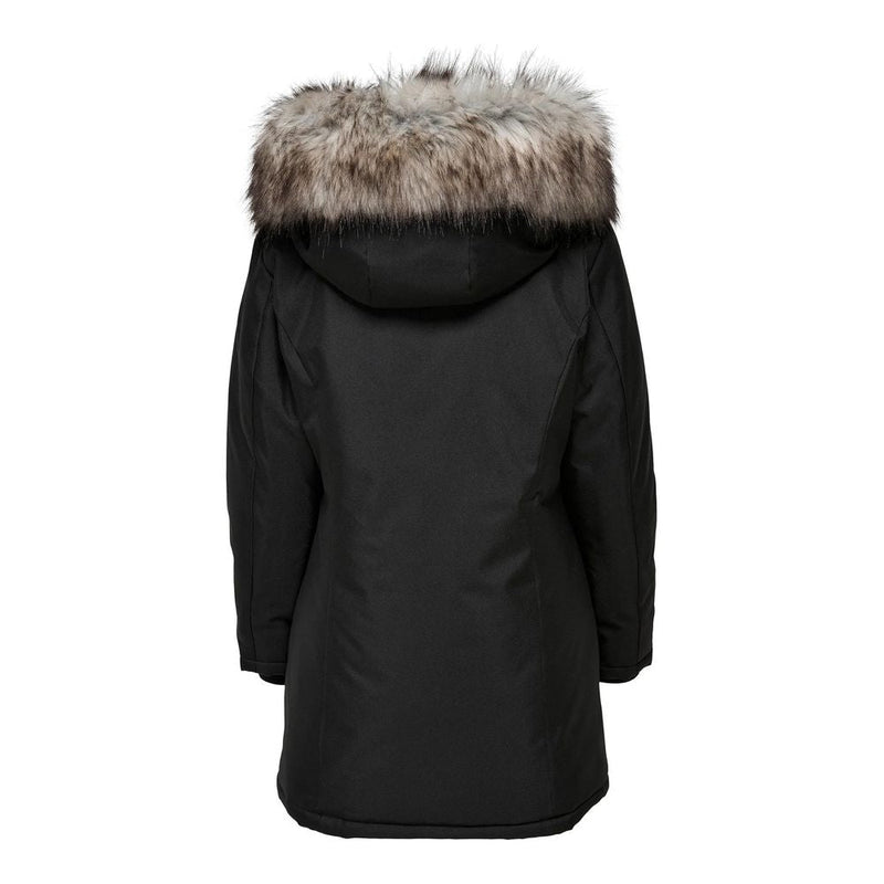 Black Polyester Jackets & Coat Only