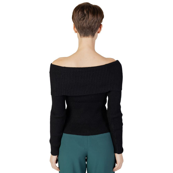 Black Viscose Sweater Only