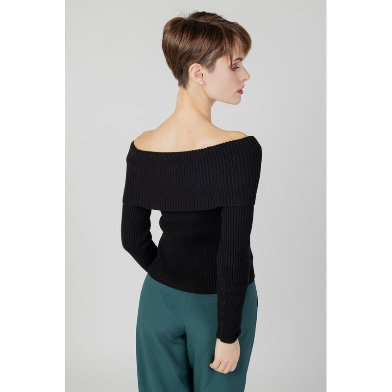 Black Viscose Sweater Only