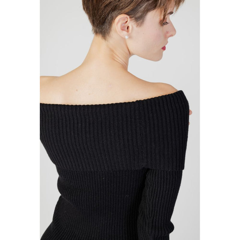 Black Viscose Sweater Only